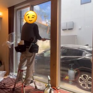 安佐北区の住宅で遮熱窓フィルムを施工しました！