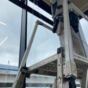 飛散防止フィルム施工